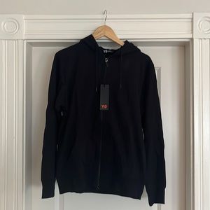 Mens Y3 BLACK HOODIE SIZE L NWT